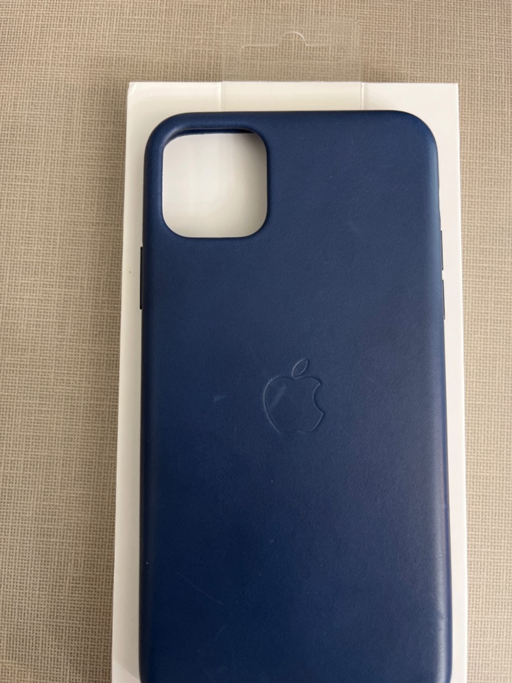 New Apple Leather Case for iPhone 11 Pro Max - Deep Blue - Picture 8 of 8